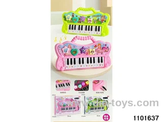 musical keyboard in window box