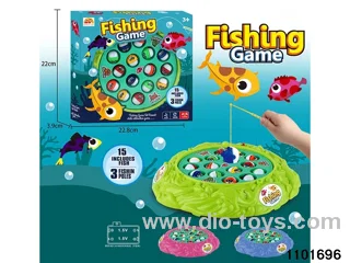 Electric Fishing Toys with music in window box