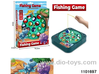 Electric Fishing Toys with music in window box