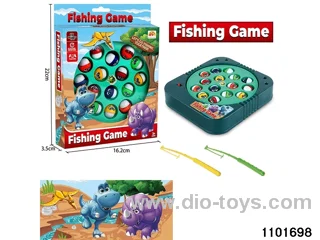 Electric Fishing Toys with music in window box