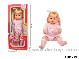 22 inch Vinyl Doll in window box