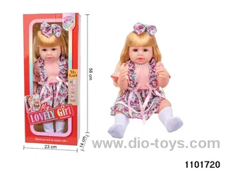 22 inch Vinyl Doll in window box