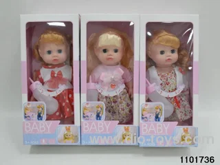 13 inch Vinyl Doll in window box