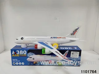 Electric Lighted Voice Plane in color box