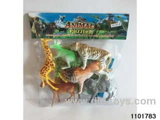 Animal Set in poly bag header
