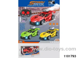 1:18 RC car W L/M included battery