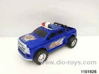Inertia pickup truck police car in opp bag