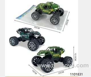 Climbing vehicle in opp bag