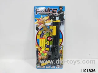 Ping Pong Gun with Dinosaur in Blister card