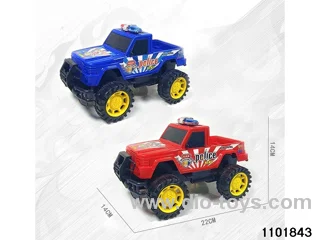 Inertial police vehicle in opp bag