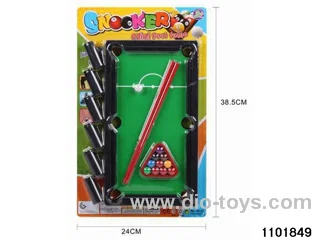 billiard in Blister card