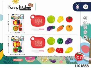 13pcs Fruit/vegetables in PP bag with header