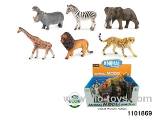 38CM Vinyl Filled Animal in display box