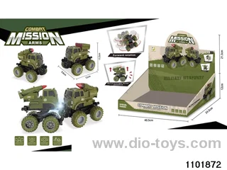 deformity military vehicle in display box