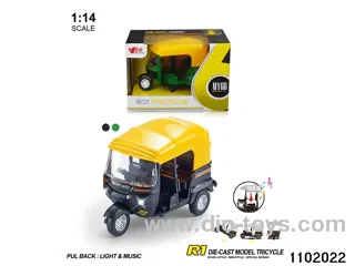1:14 Alloy Pull Back Car W L/M in window box