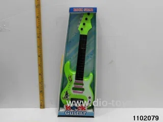 plucked guitar in display box