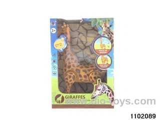 Electric Giraffe in window box
