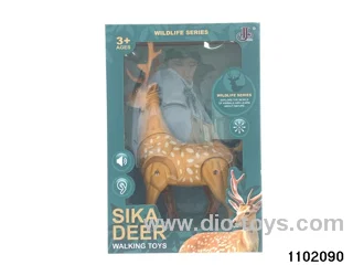 Electric Simulation Sika Deer in window box