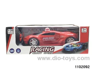 4ch 1:20 RC car with 3D light in window box