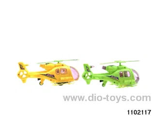 Pull-wire aircraft with lights in color bag