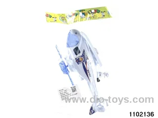 Pull Line Patrol Aircraft with Lights in opp bag