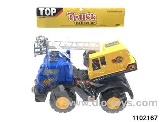 engineering vehicles in PP bag with header