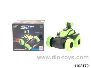 Electric stunt car in Color box