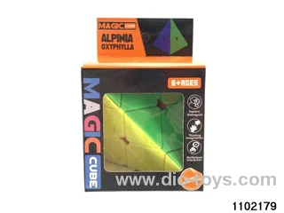 Rubik's cube in color box