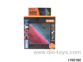 Rubik's cube in color box