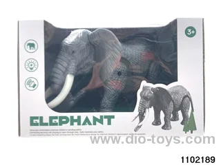 Electric Crawling Elephant in window box