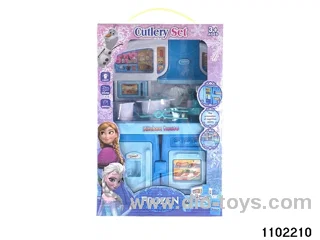 Kitchen toys with lights in window box