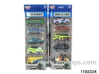 5pcs Alloy Scooter in window box