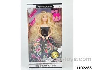 11.5 inch 9 joint Barbie in window box