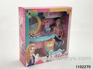 11 inch 11 jointed barbie doll in window box