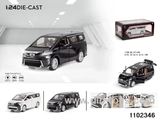1:24 Alloy Pull Back Car in display box