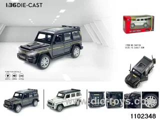 1:36 Alloy Pull Back Car in window box