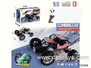 remote climber car in window box