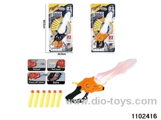 softball gun With light and sound in clam shell