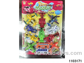 Pull back Toys Set in Blister card