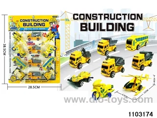 Pull back Toys Set in Blister card