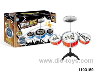 painted jazz drum in color box