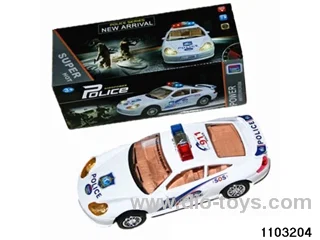 Lights & Music Electric Universal Police Car in color box