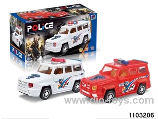 Lights & Music Electric Universal Police Car in color box
