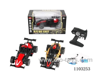 1:12 2.4G rc alloy car with spray included battery
