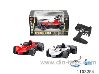 1:12 2.4G rc alloy car with spray included battery