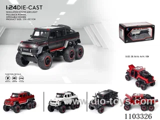 1:24 pull back alloy car W L/M