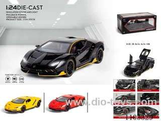 1:24 pull back alloy car W L/M