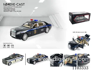 1:24 pull back alloy car W L/M