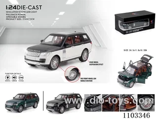 1:24 pull back alloy car W L/M