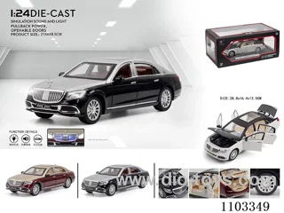 1:24 pull back alloy car W L/M